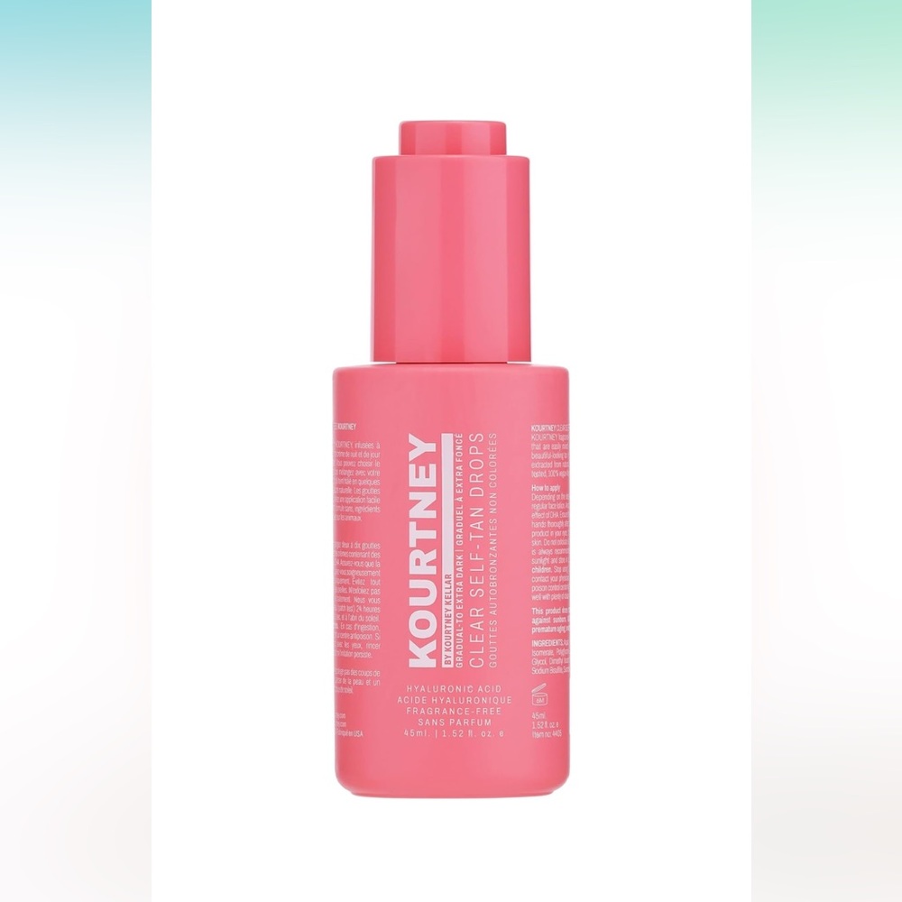 KOURTNEY Clear Self-Tan Drops - Hyaluronic Acid Infused Tanning Drops